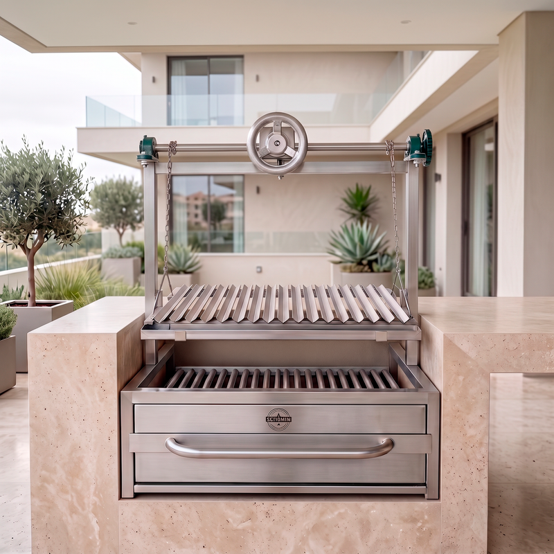 Cargue la imagen en el visor de la galería, Parrilla Empotrable – Modelo Master 200 – 70 x 50 cm | La Carbonera Grill
