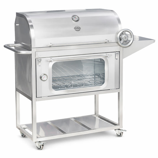 Parrilla Movible con Caja China Broker 700 — La Carbonera Grill (AISI 304)