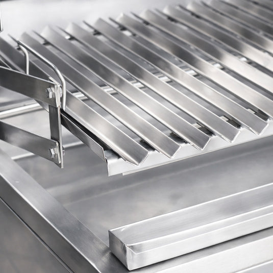 Parrilla Movible con Caja China Broker 700 — La Carbonera Grill (AISI 304)