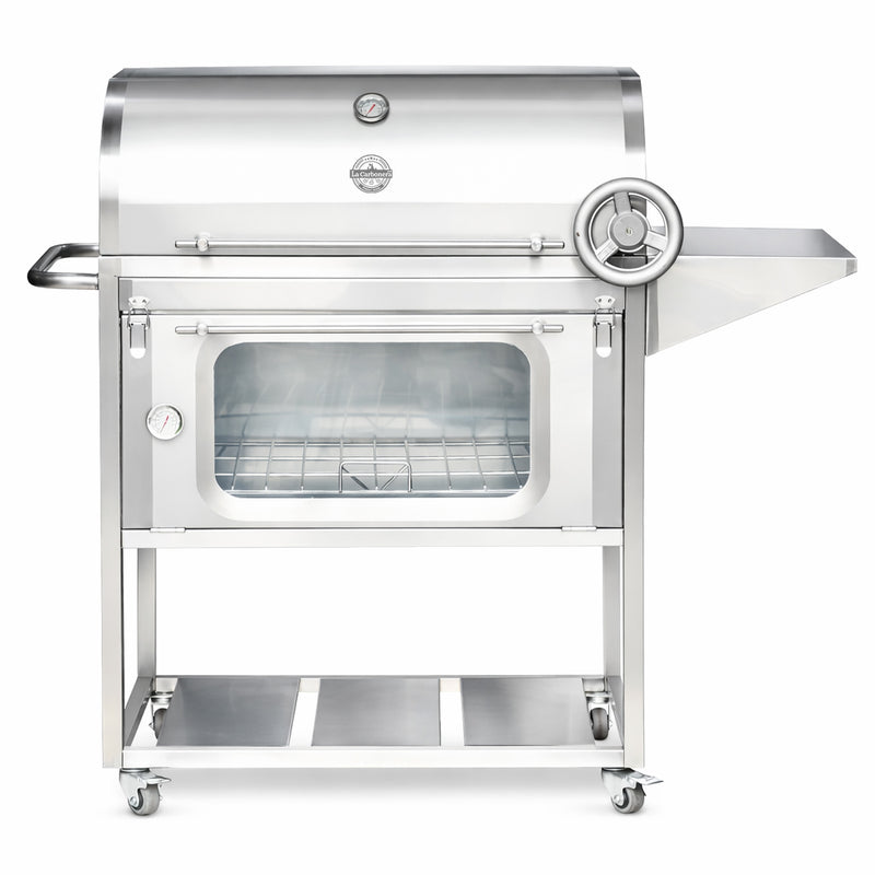 Cargue la imagen en el visor de la galería, Parrilla Movible con Caja China Broker 700 — La Carbonera Grill (AISI 304)
