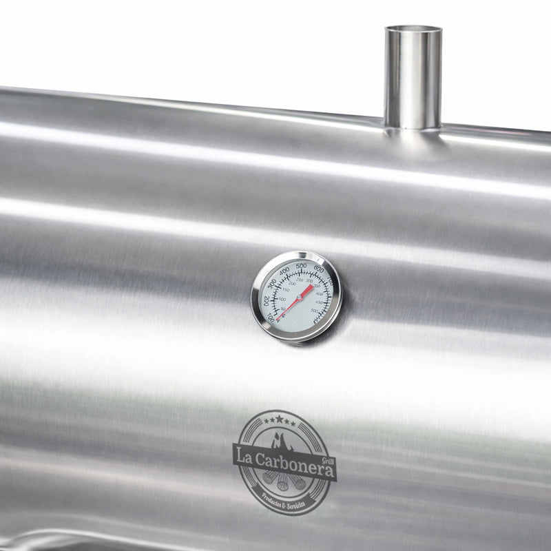 Cargue la imagen en el visor de la galería, Parrilla Movible con Tapa Ahumadora Smoked Pro — La Carbonera Grill (AISI 304)
