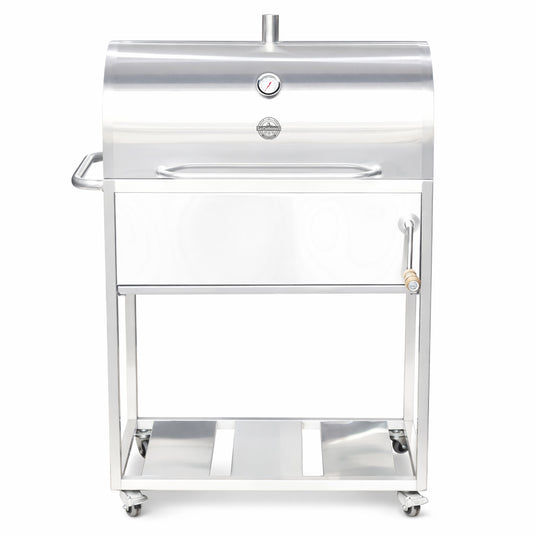 Parrilla Movible con Tapa Ahumadora Smoked Pro — La Carbonera Grill (AISI 304)