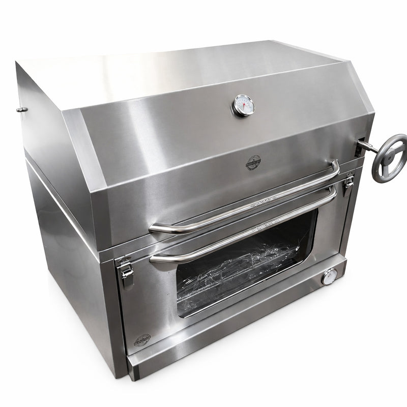 Cargue la imagen en el visor de la galería, Parrilla Empotrable con Caja China Broker 700 — La Carbonera Grill (70×50×42 cm)
