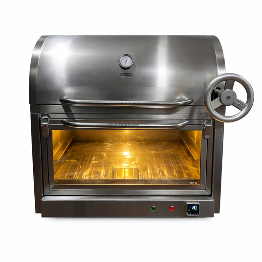 Parrilla Empotrable con Caja China Broker Master — La Carbonera Grill (70×50×42 cm)