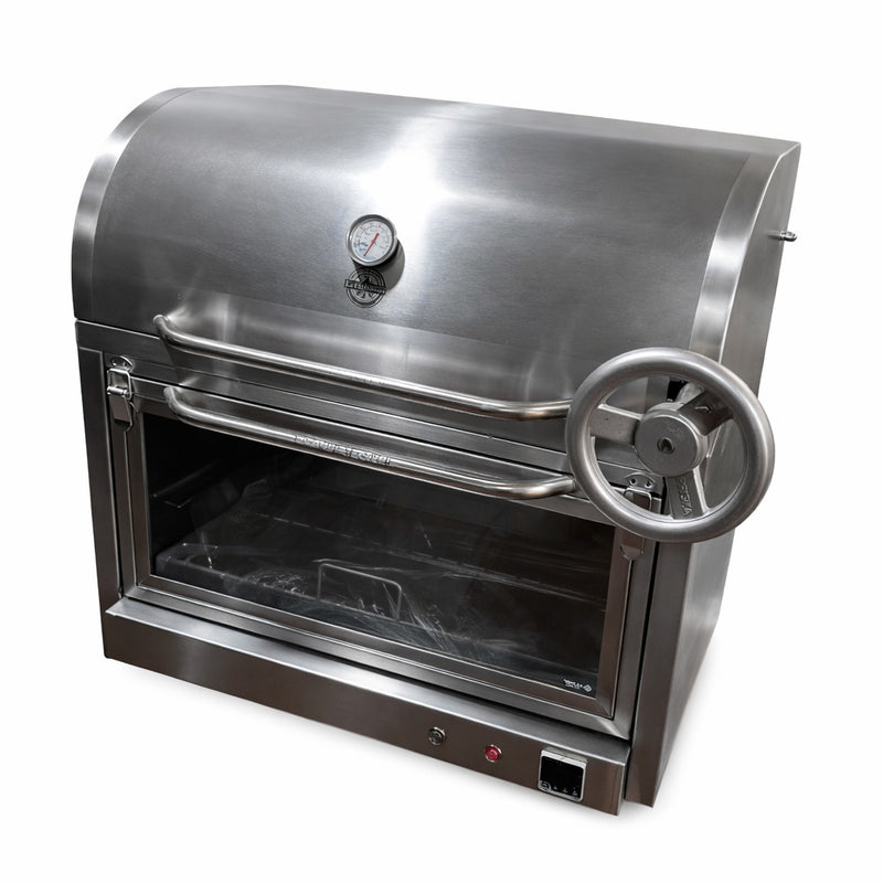 Cargue la imagen en el visor de la galería, Parrilla Empotrable con Caja China Broker Master — La Carbonera Grill (70×50×42 cm)
