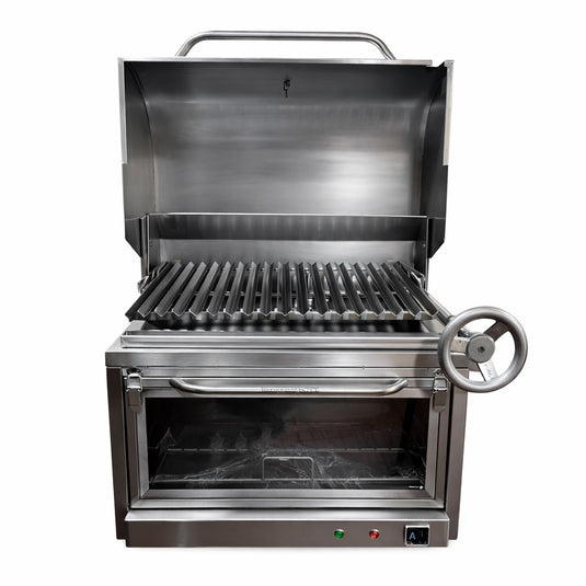 Parrilla Empotrable con Caja China Broker Master — La Carbonera Grill (70×50×42 cm)