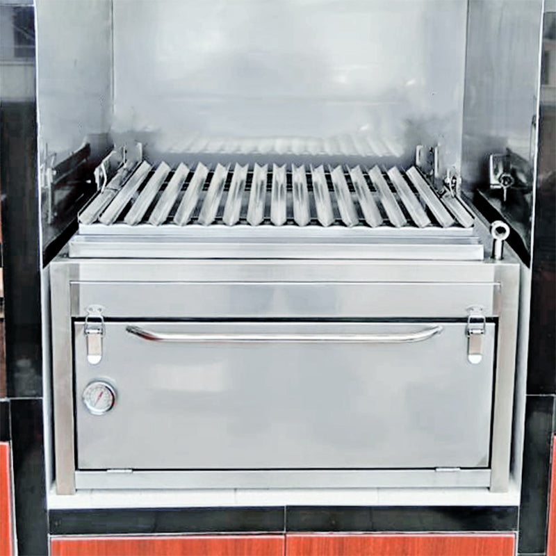 Cargue la imagen en el visor de la galería, Parrilla Empotrable con Horno Tipo Caja China - Modelo Broker 200
