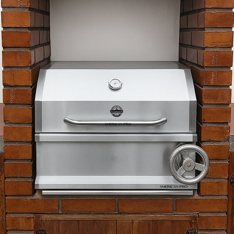 Cargue la imagen en el visor de la galería, Parrilla Empotrable American Pro – 70 x 50 cm – Acero Inoxidable | La Carbonera Grill
