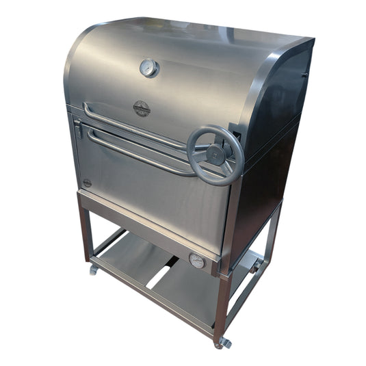 Parrilla Movible con Caja China – Modelo Broker 300 – 70 × 50 × 85 cm | La Carbonera Grill