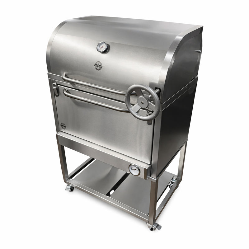 Cargue la imagen en el visor de la galería, Parrilla Movible con Caja China Broker 300 — La Carbonera Grill (AISI 304)
