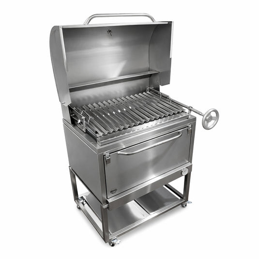 Parrilla Movible con Caja China Broker 300 — La Carbonera Grill (AISI 304)