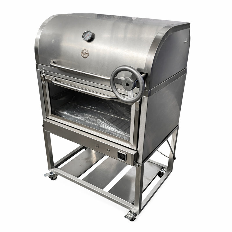 Cargue la imagen en el visor de la galería, Parrilla Movible con Caja China Broker Master — La Carbonera Grill (AISI 304)
