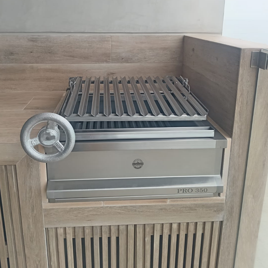 Parrilla Empotrable Pro 350 — La Carbonera Grill (70×50×25 cm)