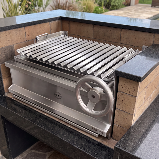 Parrilla Empotrable Pro 350 — La Carbonera Grill (70×50×25 cm)
